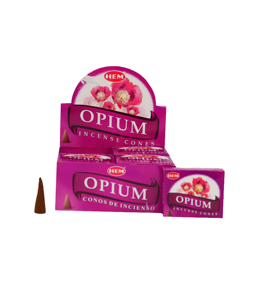 Cônes d'encens d'opium hélimal